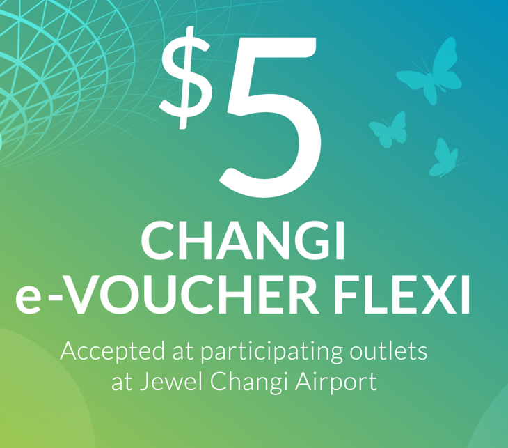 Use Your Changi Reward eVoucher Flexi Now! Jewel Changi Airport